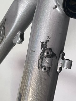 Cuadro + horquilla Bianchi Luna 928 Repar o Decor