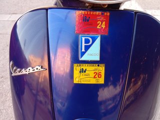Piaggio Vespa Azul Scooter 49cc