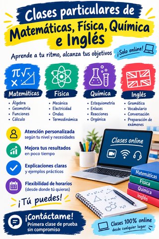 Clases particulares online ESO, Bachillerato y PAU