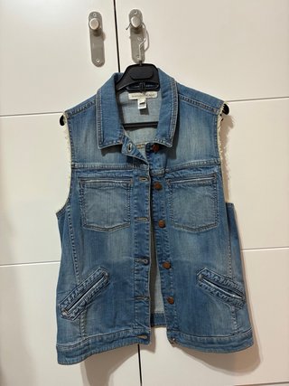 Chaleco vaquero Mango Talla L