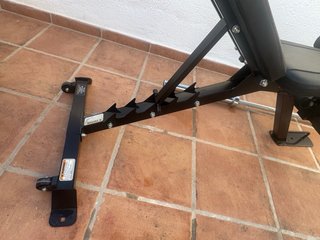 Banco de musculación + cuádriceps e isquios