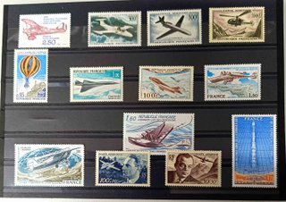 Sellos Nuevos Francia Correo Aéreo 1948-1982 MNH**
