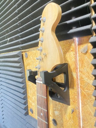 Soporte Pared Guitarra/Bajo Negro