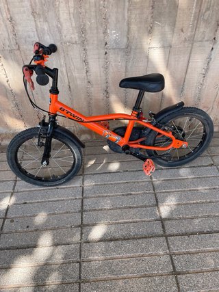 Bicicleta infantil 16 pulgadas naranja