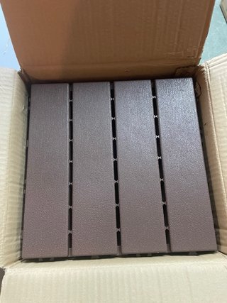42 Baldosas Tarima PE 30x30cm Exterior 3,78m2