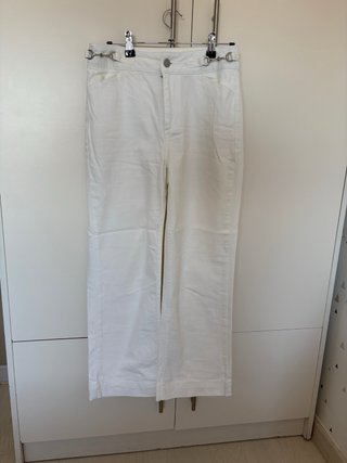 Pantalón vaquero Pedro del Hierro blanco tiro alto