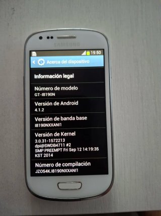 Samsung S3 Mini GT I8190 Blanco En perfecto estado