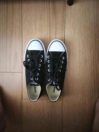 Converse plataforma mujer negras