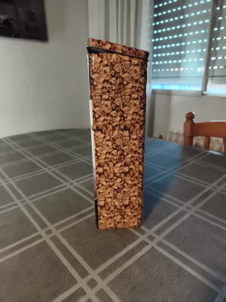 Caja de lata metálica antigua  medidas 35×12×10cm