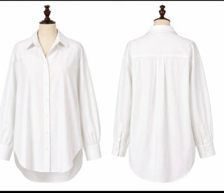 Camisa blanca mujer manga larga