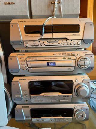TECHNICS SC-DV250 COMPLETO – DVD/CD/CASSETTE