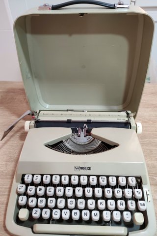 Máquina de escribir portátil Welco 205 T