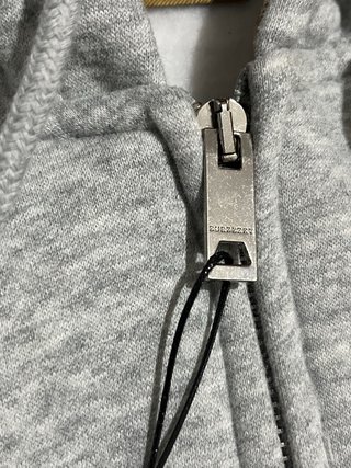 Felpa Burberry con cappuccio grigia