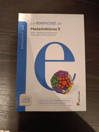 Lo esencial de MATEMATICAS II 2 bachillerato