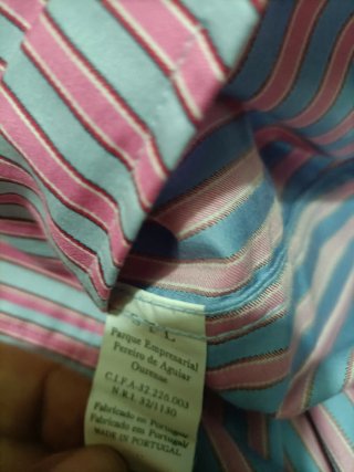 Camisa Carolina Herrera Rayas M