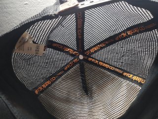 Gorra Fox Negra y Naranja