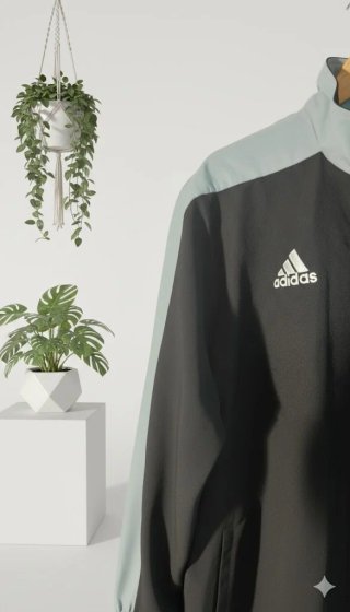 Chaqueta Deportiva Vintage Adidas Talla M.