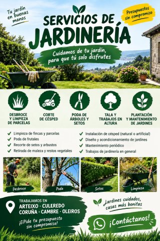 Poda y jardinería