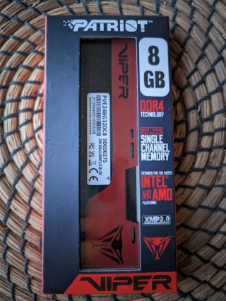 Memoria RAM Patriot Viper 8GB DDR4 3200MHz