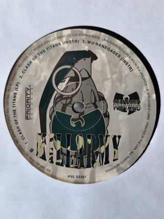 Vinilo Rap Killarmy - Wu-Renegades/Clash Of The Ti