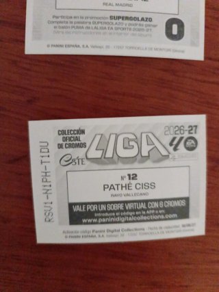 Cromo Panini Liga K11 Jauregizar Draft 23