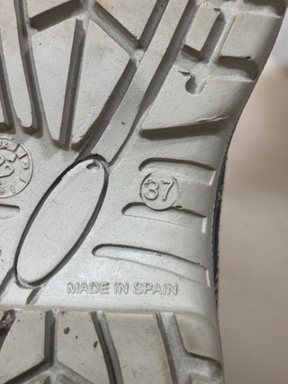 Zapatos de seguridad ANTA talla 37 color gris