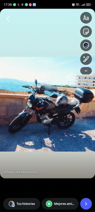 Yamaha YBR 125 Negra/Gris