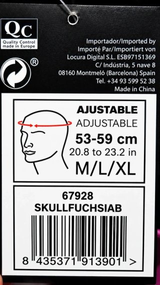 Casco Bestial Wolf Skull Fucsia Ajustable