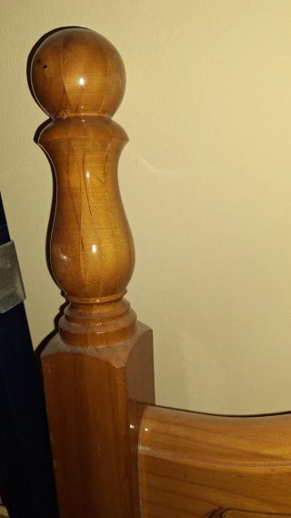 Cabecero de madera para cama de 90