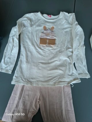 Conjunto blusa y mallas niña talla 12