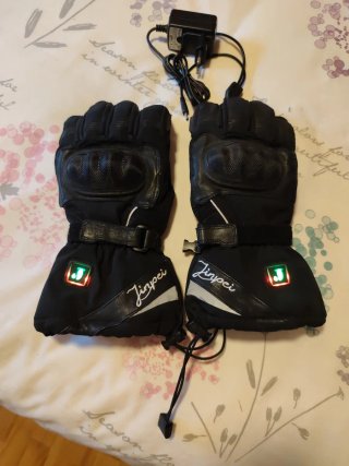Guantes de moto calefactados talla " L "