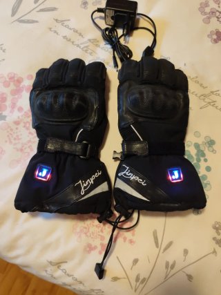 Guantes de moto calefactados talla " L "