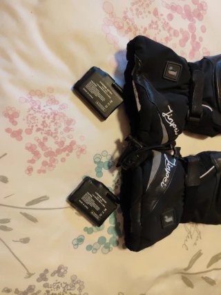 Guantes de moto calefactados talla " L "