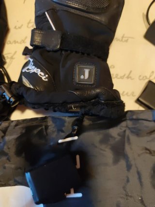 Guantes de moto calefactados talla " L "