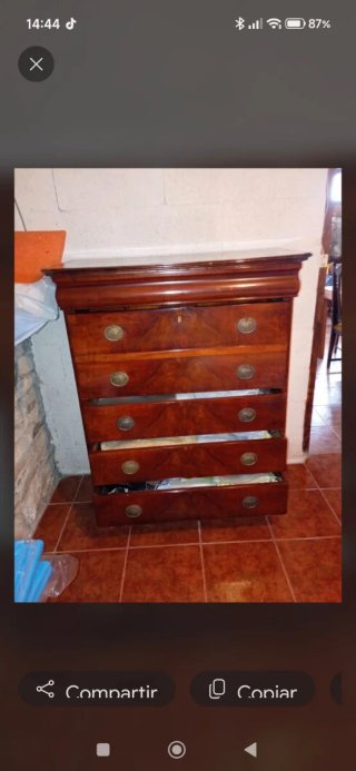 Escritorio antiguo de madera (ver contactar)