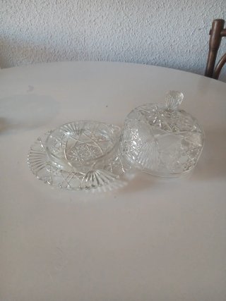 Juego de cristal vintage