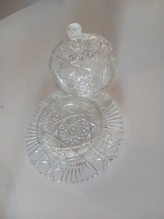 Juego de cristal vintage