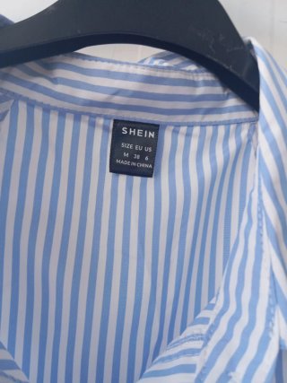 Camisa sin mangas SHEIN rayas