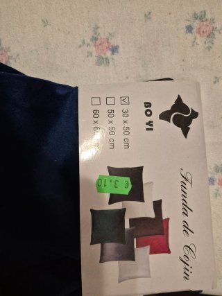 4 Fundas Cojín Azul Terciopelo BO VI