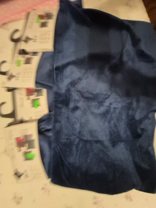 4 Fundas Cojín Azul Terciopelo BO VI