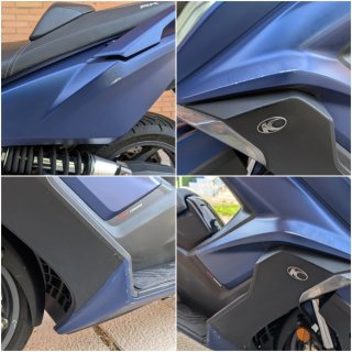 Kymco AK550 Maxi Scooter 2019 Azul A2