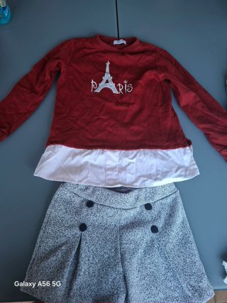 Conjunto Sudadera y Falda Paris