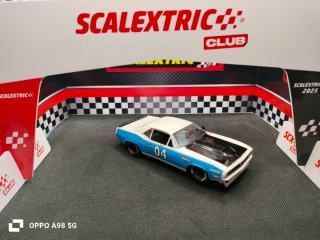 Scalextric Plymouth Barracuda blue