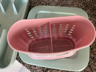 Organizador cubiertos, escurridor y tupper