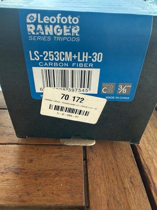 Trípode Leofoto LS-253CM + Rótula LH-30