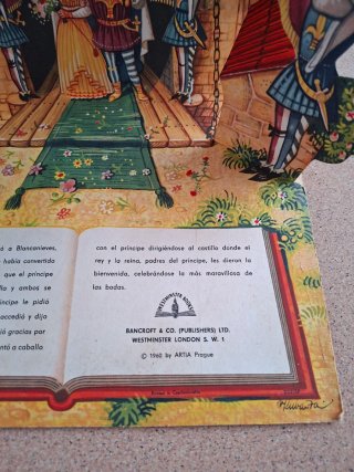 Biancaneve Storia Pop-Up 1960