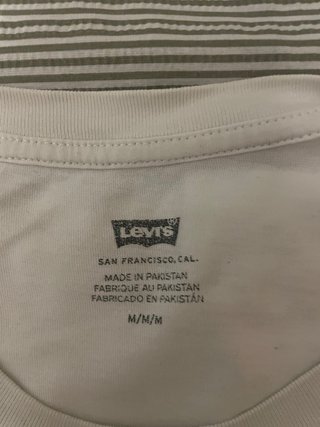 Camiseta Levi's Blanca Talla M