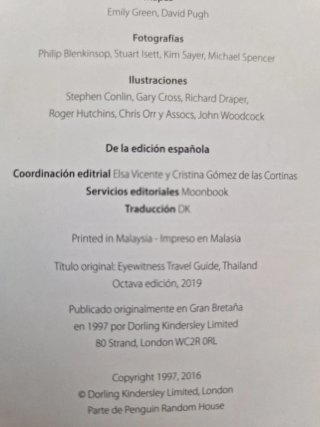 Guía Tailandia DK. Edición 2019.