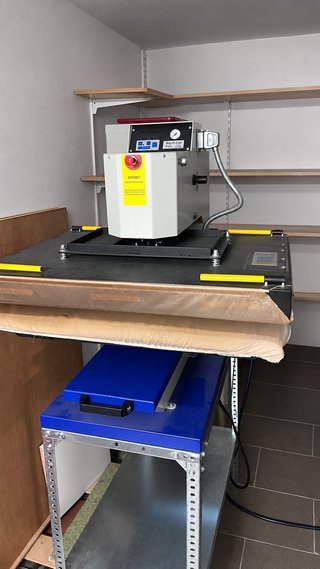 Prensa Térmica Schulze Big-O-Lite Plus Neumática