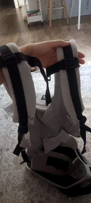 Mochila Porta Bebé Kidz Zone Gris